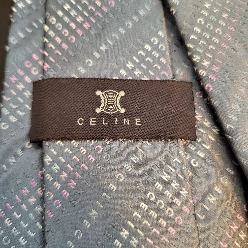 Celine Grey Patterned Men's Tie